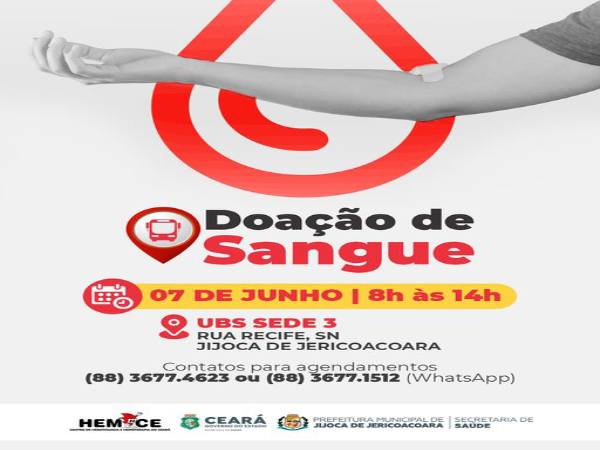 DOE SANGUE E AJUDE A SALVAR VIDAS!